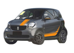 Graphic Racing Stripe Car Sticker Kit For Smart Fortwo Side Decal Hood Roof Rear