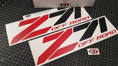 Z71 OFF ROAD Decals (2pk) CUSTOM Bed Side Fender Stickers 15″ Fits Silverado 4×4