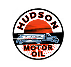 FITS VINTAGE HUDSON MOTOR OIL REGULAR GASOLINE GAS PUMP CAR BUMPER STICKER DECAL