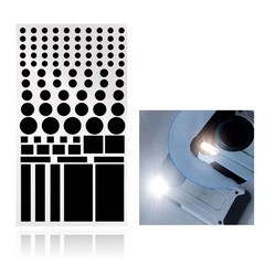 High Quality Light Dimming Stickers Light Dimming Stickers PVC Black Dim 50-100%