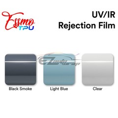 TPU Essmo Security Black Smoke Glass Sunroof VLT70% UV99% Windshield Sunshade