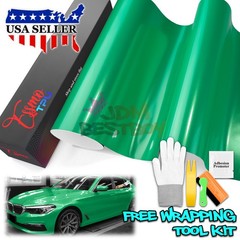 Gloss Metallic Emerald Green PPF TPU Paint Protection Film Dry Wet Vinyl Wrap