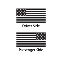 American USA Flag Decals for Rear window 2007-2014 Chevy Tahoe GMC Yukon CT12