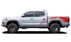 Bed mud splash graphics stickers decal compatible with Toyota Tacoma