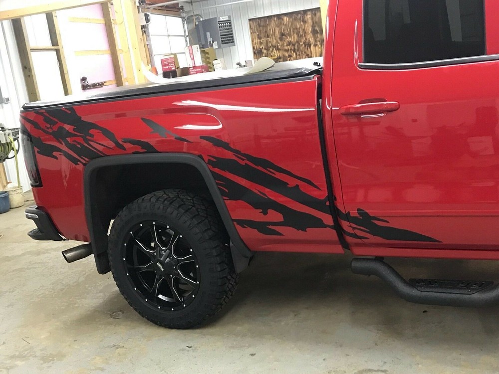 ✔️ Off-ROAD TRUCK SIDE GRAPHICS DECAL MUD SPLASH on rear bed or doors side