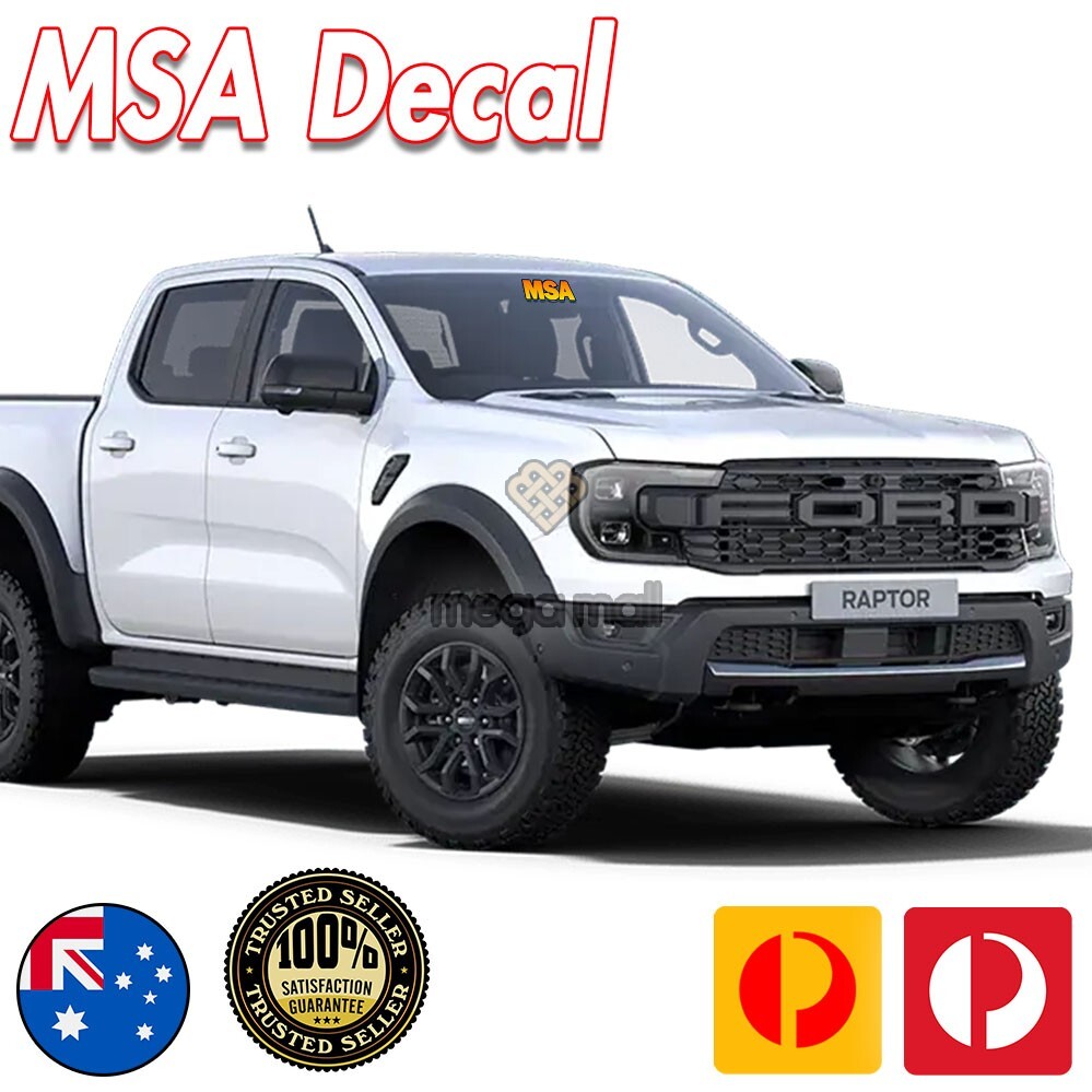 MSA STICKER DECAL RACING TEAM, TOOLBOX MECHANIC