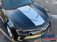 Fits Chevy Camaro Hood Rally Zoom Stripes 3M Graphics Vinyl Decals 2010-2018