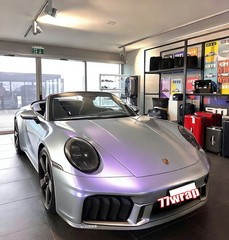 PET Silver Chameleon Tech Satin Chrome Pearl Metallic Car Vinyl Wrap Sticker US
