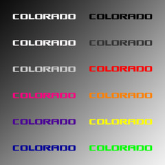 4x Chevy Colorado Door Handle Decal Chevrolet Base WT LT Z71 ZR2