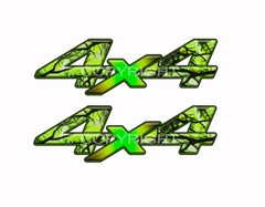 4X4 Zombie Bile Camo Decals Truck Toxic Waste Camouflage Truck Graphics KM087NOR
