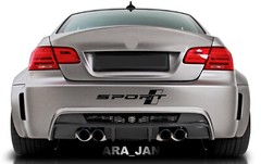 SPORT Car Decal Sticker Racing stripe bumper logo emblem motorsport NEW DESIGN
