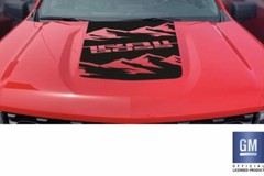 2019 2020 2021 2022 Chevy Silverado 1500 MOUNTAIN TRAIL BOSS Hood Decal Graphic