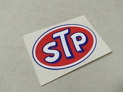 STP Logo Decal Bumper Sticker 3.75″ Vintage Racing Indy
