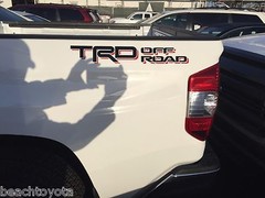 Toyota Tundra TRD Off-Road bedside decal BLACK/RED 75996-0C070-A2 Genuine OEM