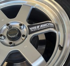 Full Set 8pcs Volk Racing TE37 SL Rays Engineering Wheel Rim Decal Sticker Kit