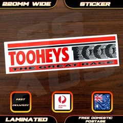 Tooheys 1000 Style Retro Racing Sticker Decal Bathurst V8 Commodore Falcon GTR