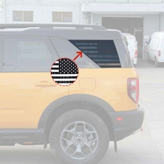 Rear Side Window Glass Tailgate Cover Decals Sticker For Ford Bronco Sport 2021+