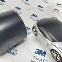 3M 2080 Scotchprint Satin Black Vinyl Car Wrap Film | S12