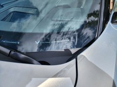 C8 Corvette BLADE SILVER STEERING WHEEL VINYL STRIPE (2 X 5 Inches)