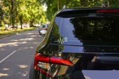 Heartbeat Cross Car Window – Premium Vinyl Decal/Sticker 5.5×2.75 inches