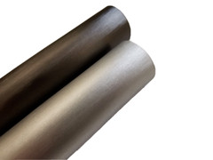 Brushed Silver / Dark Gray Metal Texture Vinyl Car Wrap Film Sticker Decal Roll