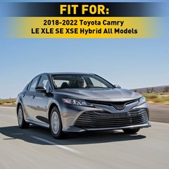 1/2Headlight Eyelid Trim Cover Eyebrows For Toyota Camry SE XSE XLE 2018-20 A