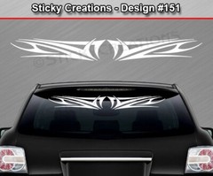 #151 TRIBAL ACCENT Decal Sticker Windshield Window Vinyl Banner Design Car SUV