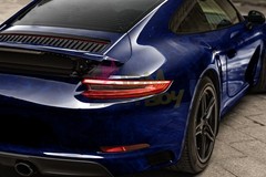 PET Marble Pearl Gloss Royal Blue Car Vehicle Vinyl Wrap Decal Sheet Sticker