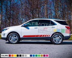 Decal sticker kit Stripe turbo For Chevrolet Equinox Carbon 2010 2016 2017 2022