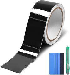 Universal Fit Gloss Black Vinyl Wrap – 2″ x 30ft Automotive Grade Tape for Cars