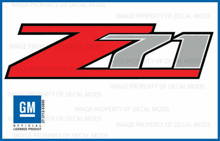 2013 Chevrolet Silverado Z71 decals 1500 2500 GM stickers Chevy Bed Side FG9D0