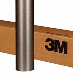 3M 2080 Scotchprint Brushed Titanium Vinyl Flex Car Wrap Film | BR230