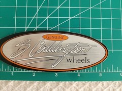 BOYD CODDINGTON DECAL 5×2 BLACK WHITE NEW OLD STOCK
