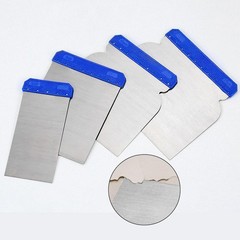 4x Car Body Filler Spreader Putty Scrape Tool Stainless Steel Bubble Removing