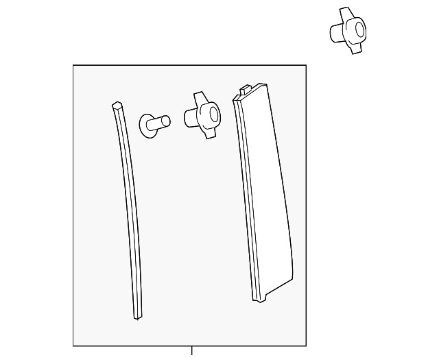 Genuine Honda Door Applique 72930-TK8-A10