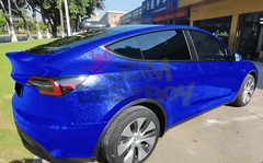 Gloss Diamond Glitter Royal Blue Sparkle Metallic Vinyl Wrap Sticker Decal Sheet