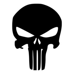 Punisher Sticker Decal Skull Various Sizes And Colors Laptop Window Car sticker