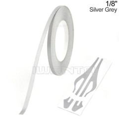1/8″ 3mm Silver Grey Pinstriping Pin Stripe DIY Roll Line Vinyl Decal Sticker