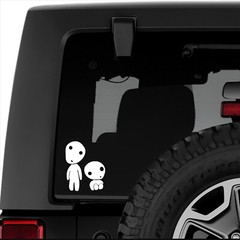 ANIME HOWLS MOVING CASTLE SPIRITED CAR WINDOW STICKERS WATERPROOF VINYL DECAL