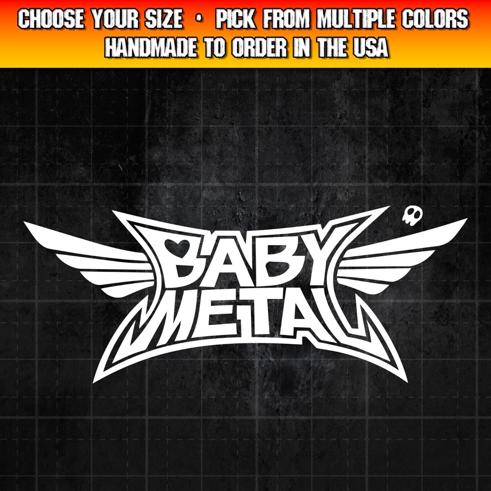 Baby Metal Decal for Cars, Trucks, Laptops, Heavy Metal J-Pop Decal Sticker