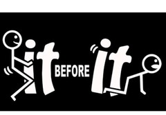 F#ck It Vinyl Decal Sticker you choose size and color