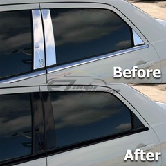 Gloss / Matte / Carbon Fiber Style Black Vinyl Wrap Roll Chrome Delete1 Car Trim