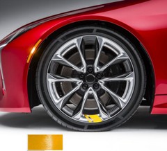 Universal Sports Race Car Wheel Rim Vinyl Decal Sticker Hash Mark Stripe Overlay