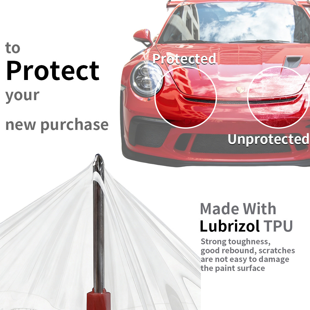 LubrizolPremium TPU PPF Clear Paint Protection Vinyl Film Wrap Gloss Car Scratch