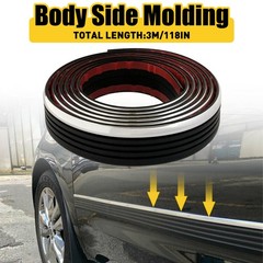 118” Body Belt Outside Molding Side Protector Truck Roll For 88-98 Chevy GMC