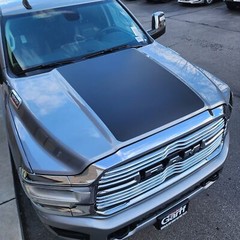 Fits 19-2024 2500/3500 Ram Lonestar Vinyl Srickers Decals Hood Plain Graphics