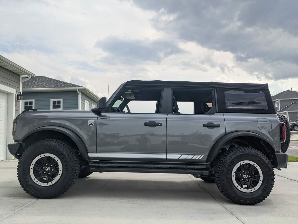2021-2024 Ford Bronco Full Size Side Stripes Faded Both Sides – Not For Sport