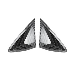 Carbon Style Rear Window Louver Shutter Cover For Benz GLC-Class Coupe 2016-2022