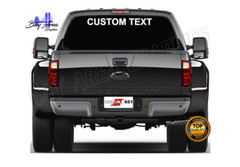 Custom Text Vinyl Window Decal Outdoor Fade-Resistant Waterproof 24″36″48″