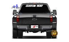 Custom Text Vinyl Window Decal Outdoor Fade-Resistant Waterproof 24″36″48″